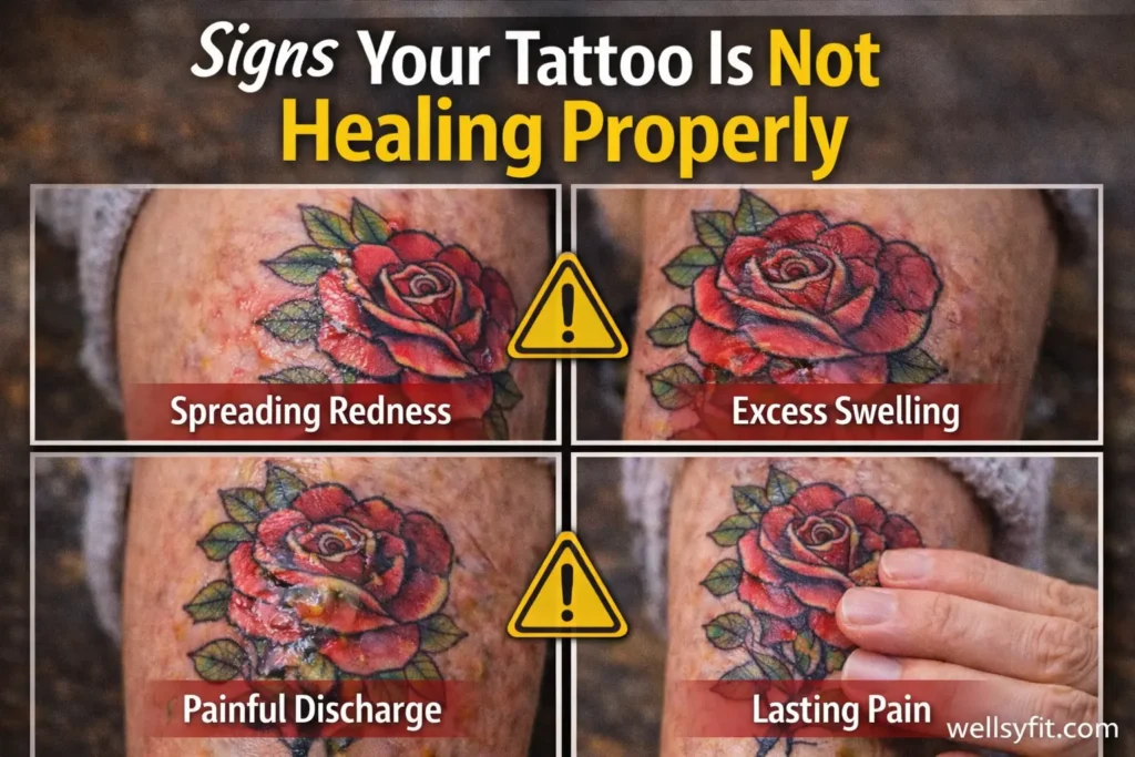 Signs Your Tattoo Is Not Healing Properly