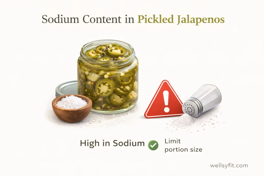 Sodium Content in Pickled Jalapenos