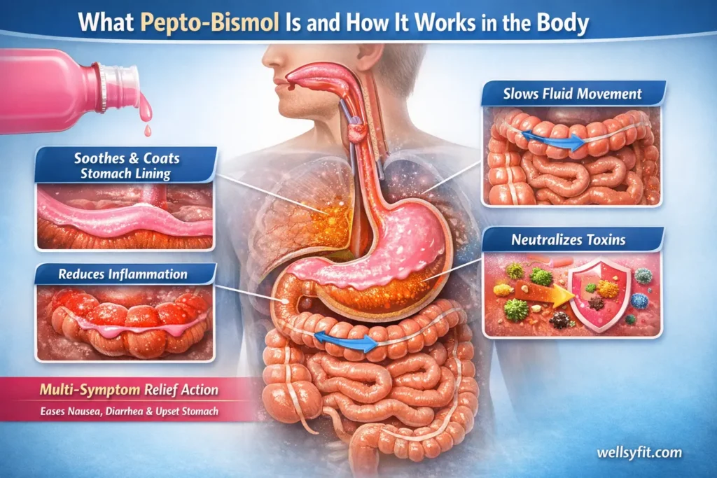 How Pepto-Bismol Works in the Body
