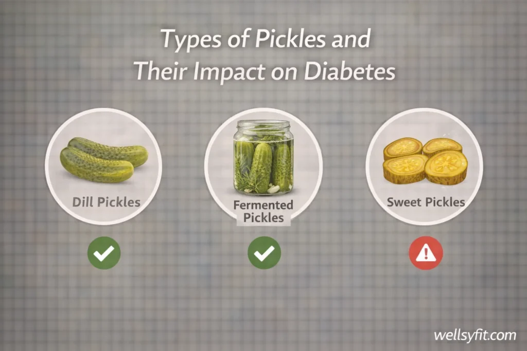 Types of Pickles and Their Impact on Diabetes