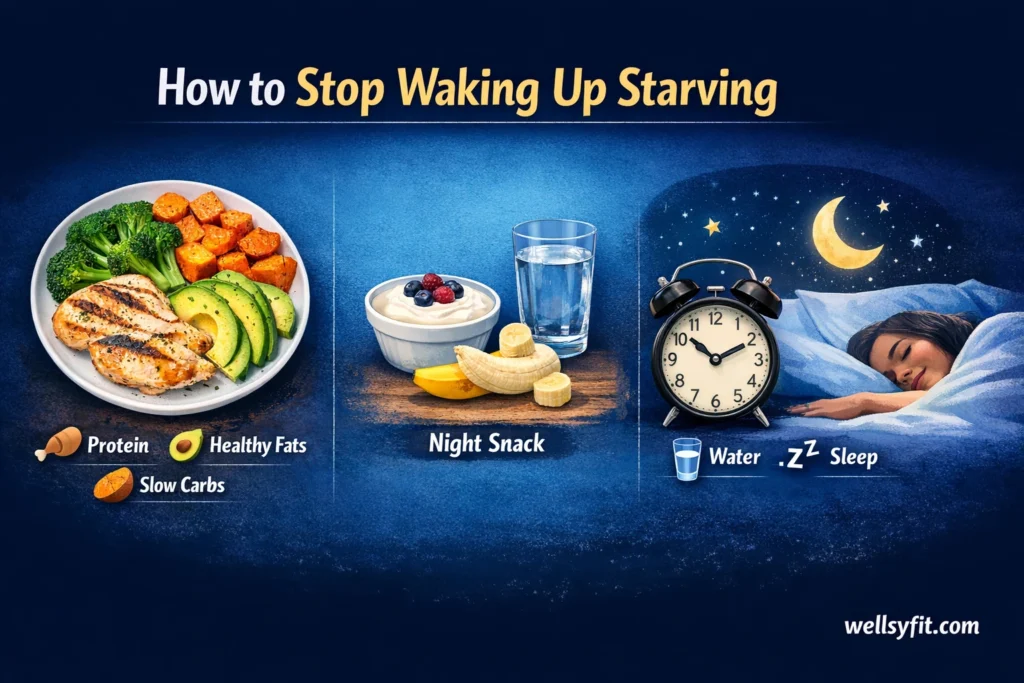 How to Stop Waking Up Starving