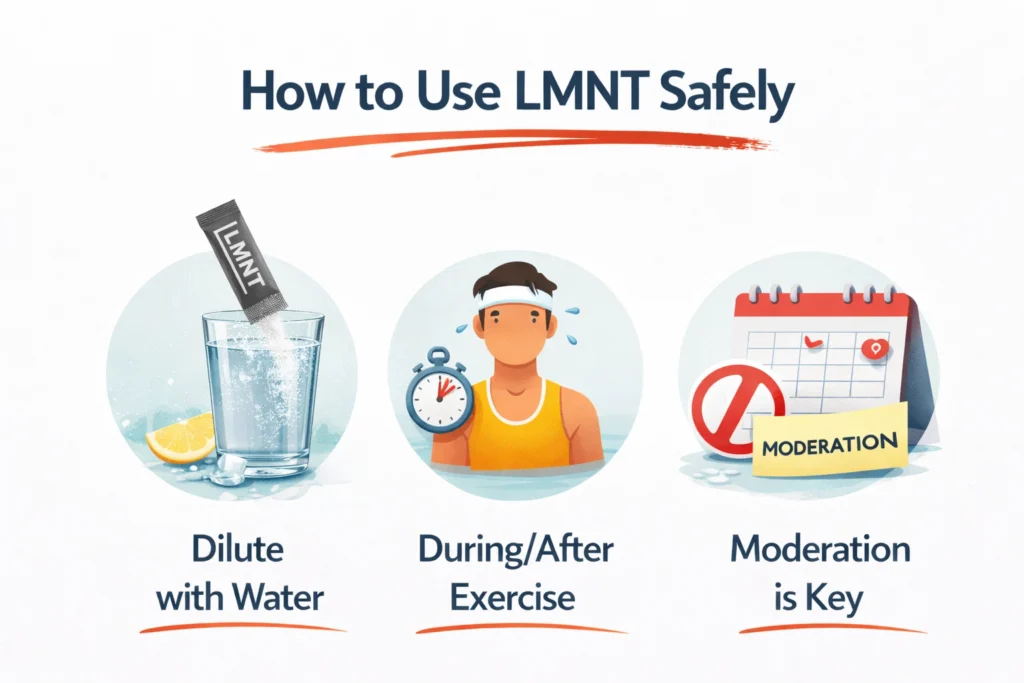 How to Use LMNT Safely