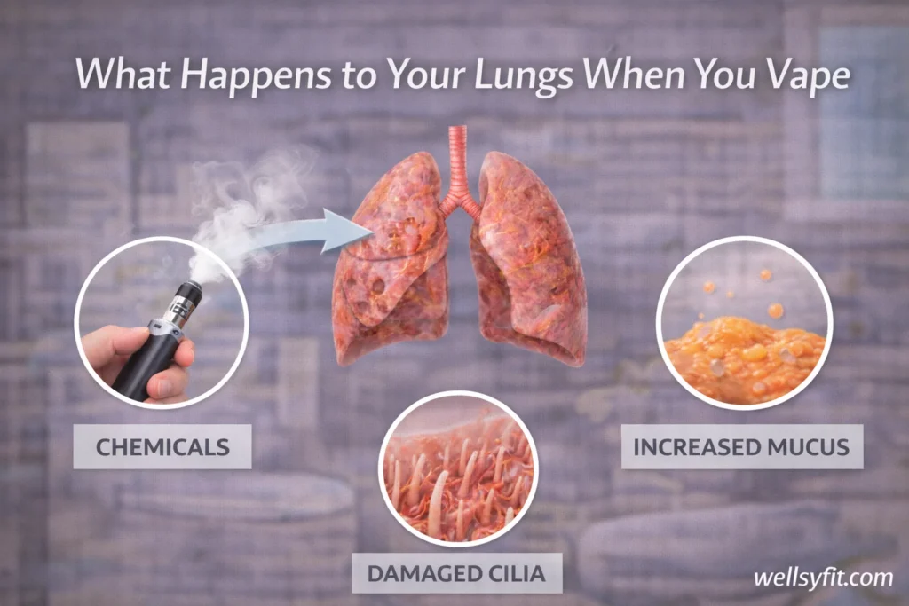 What Happens to Your Lungs When You Vape
