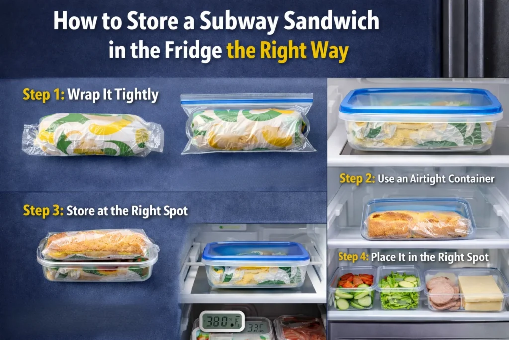 How to Store a Subway Sandwich in the Fridge the Right Way