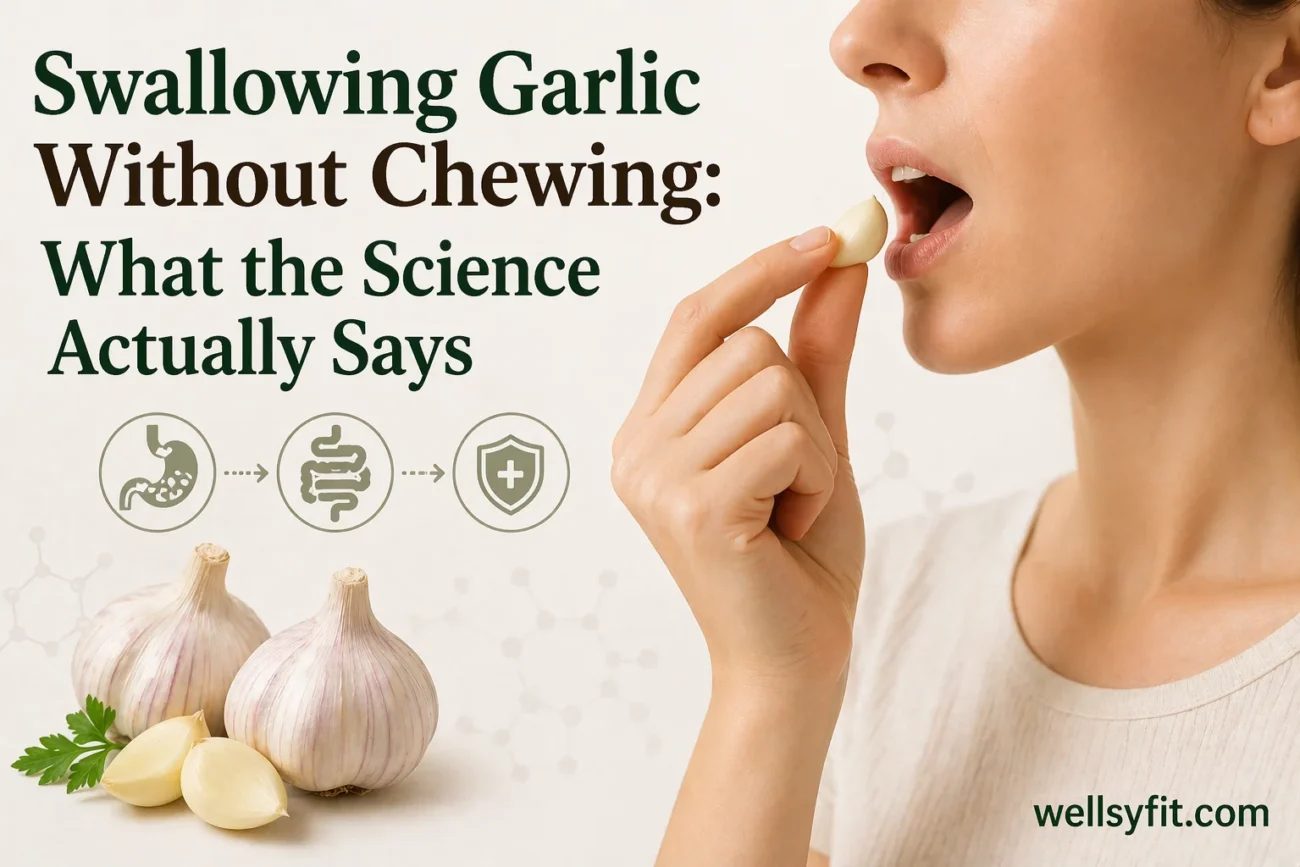 Swallowing Garlic Without Chewing