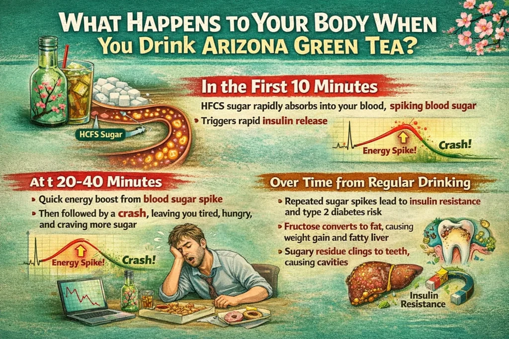 What Happens to Your Body When You Drink Arizona Green Tea