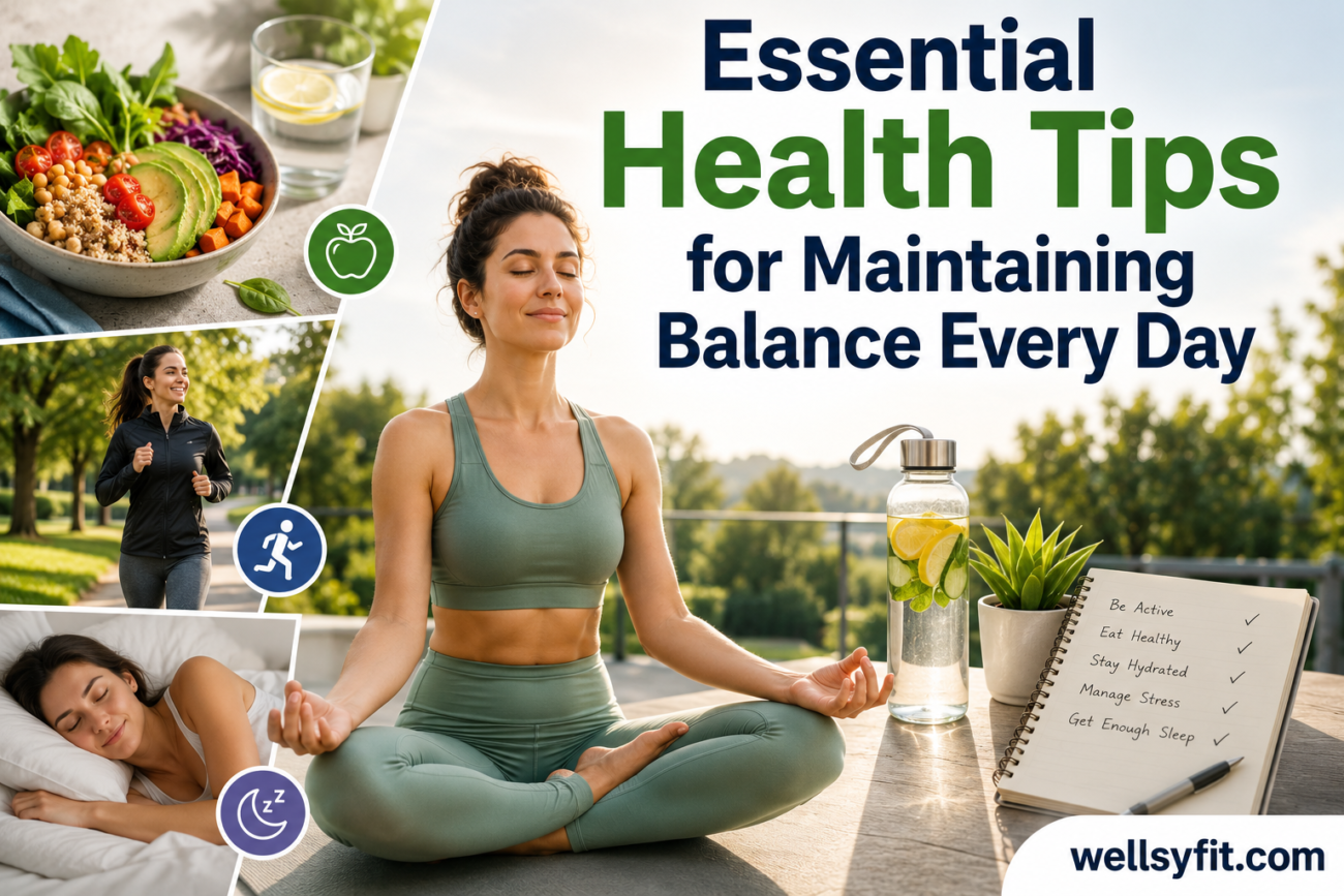 Essential Health Tips for Maintaining Balance Every Day