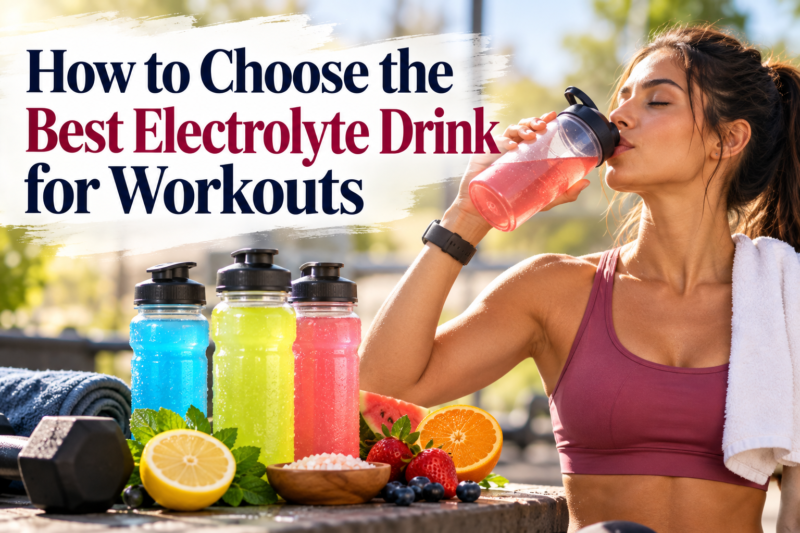 Learn how to choose the best electrolyte drink based on workout intensity, duration, sweat rate, heat, and key electrolytes like sodium, potassium, and magnesium.